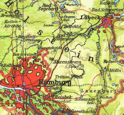 Topographie Stormarn