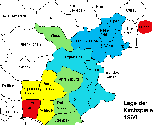 borders of parishes